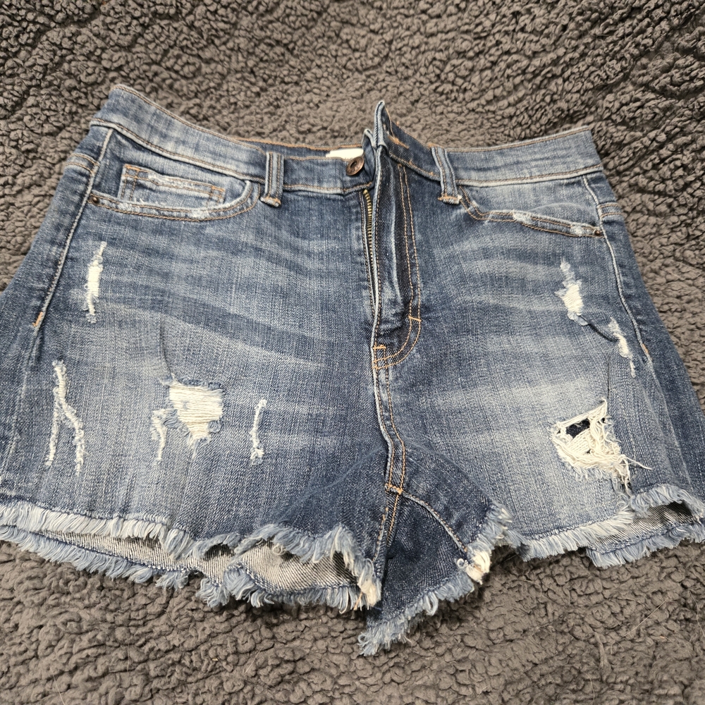 Denim Distressed Women's Shorts